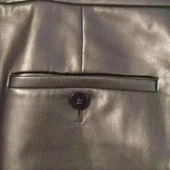 Theory Black casual Ankle Cut faux leather Size 8 - Picture 11 of 16